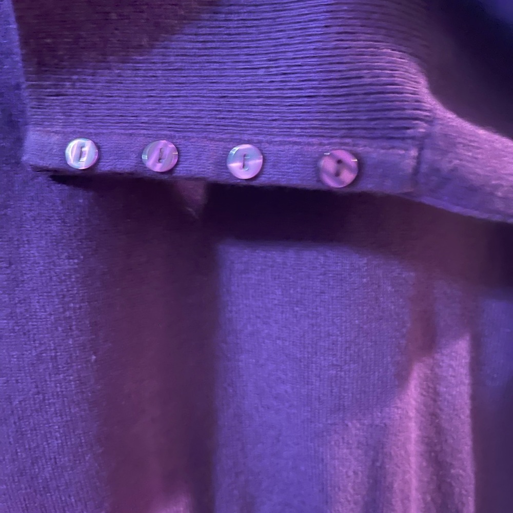 A lovely purple resemblance of royalty. Buttons on cuffs. Make me an offer - Picture 2 of 3